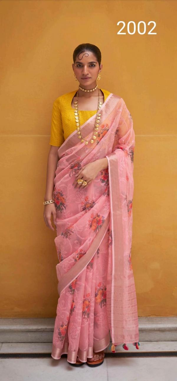 Kimora Pariza Soft Tissue Silk Designer Saree Collection